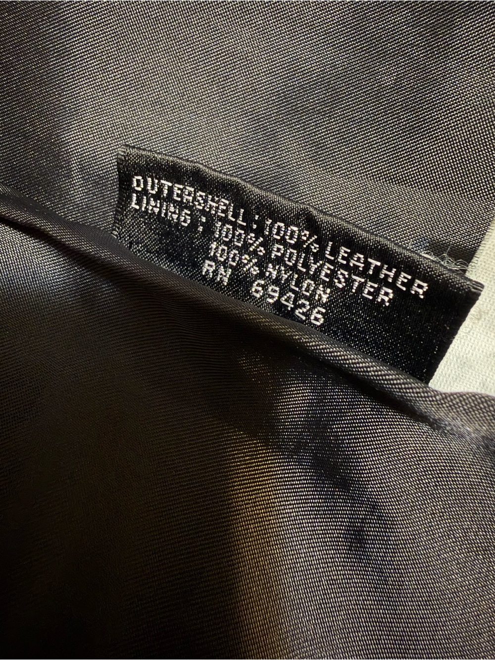 Wilson Black Double-Breasted Leather Blazer - Picture 6 of 6